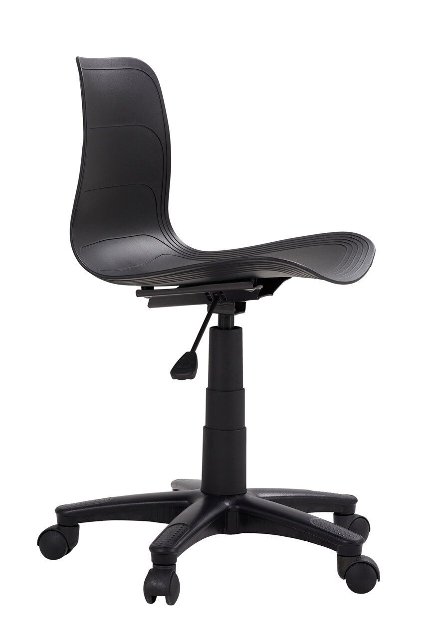 Plastic Swivel Chair Your Ultimate Outdoor Seating Solution (Black) HIFUWA-X1