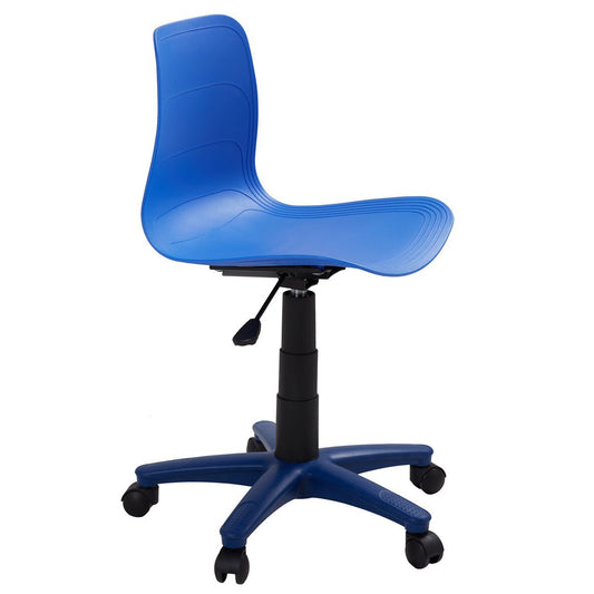 Plastic Swivel Chair Your Ultimate Outdoor Seating Solution (Light blue) HIFUWA-X1