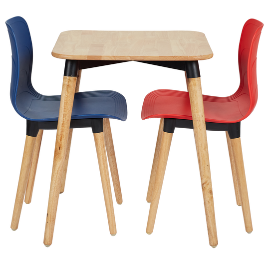 Square Coffee Table HIFUWA BCF-V60-G And 2 Chairs