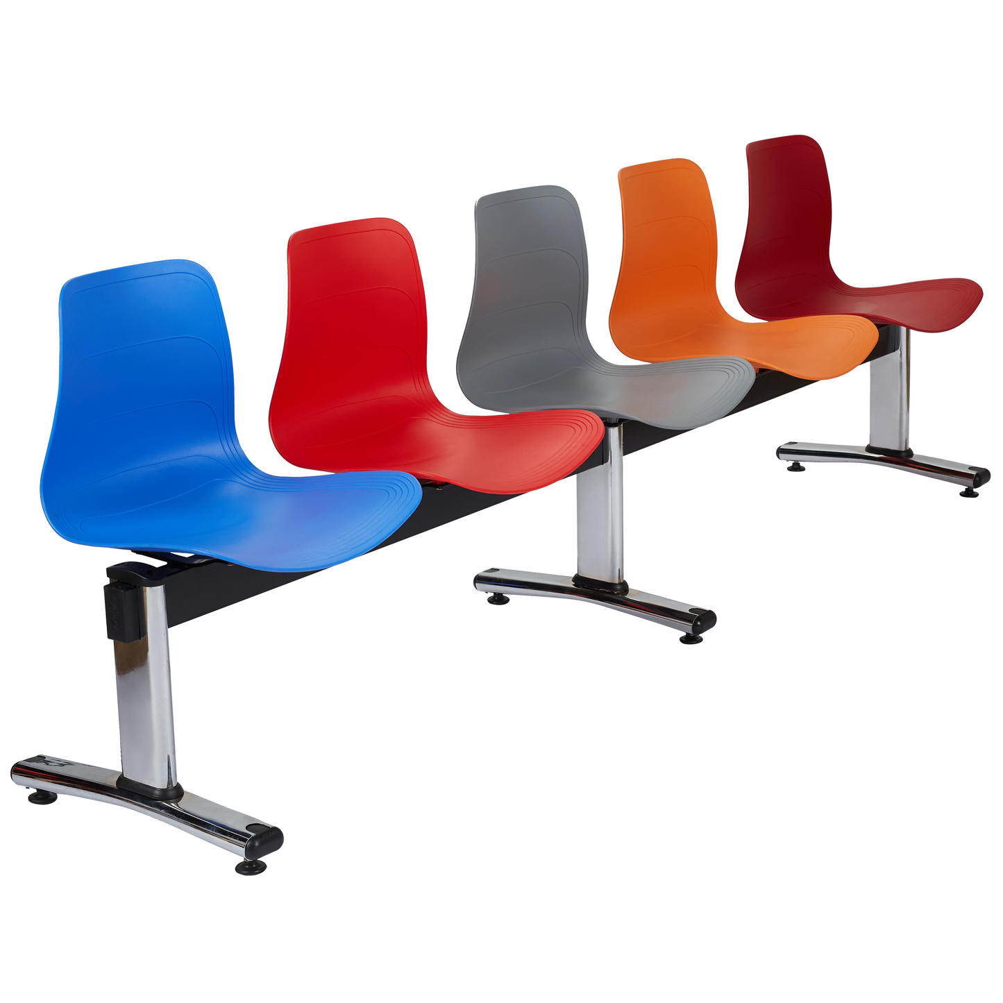5 Seater Nickel Plated Waiting Visitor Chair HIFUWA-5S