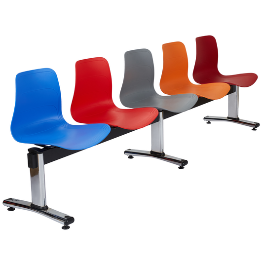 5 Seater Nickel Plated Waiting Visitor Chair HIFUWA-5S