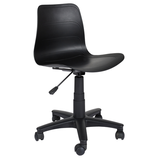 Plastic Swivel Chair Your Ultimate Outdoor Seating Solution (Black) HIFUWA-X1