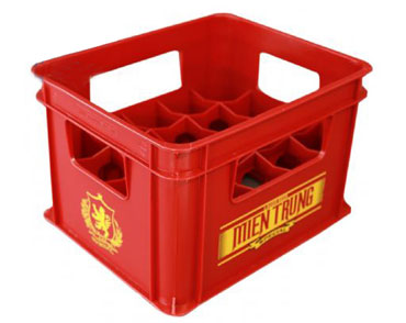 Hiep Phu Plastic 20-Bottle Plastic Crate