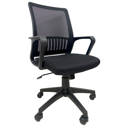 Premium Swivel Office Mesh Chair HIFUWA-X2 (Black)