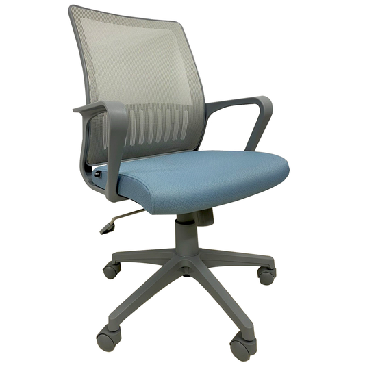 Premium Swivel Office Mesh Chair HIFUWA-X2 (Navy Blue)
