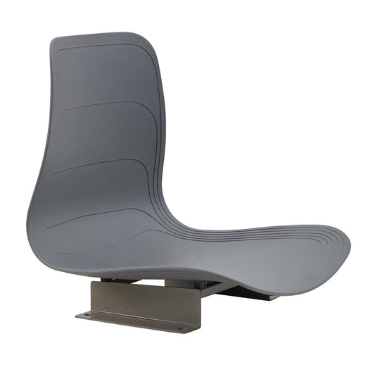 Premium Plastic Stadium Seat  HIFUWA-SVD (Grey)