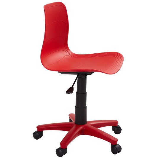 Plastic Swivel Chair Your Ultimate Outdoor Seating Solution (Red) HIFUWA-X1