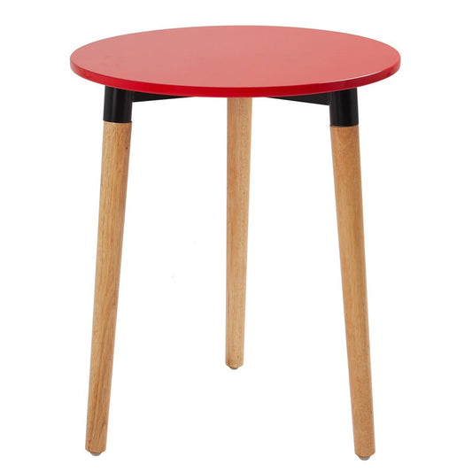 Round Coffee Table HIFUWA BCF-D60-G (Light Red )