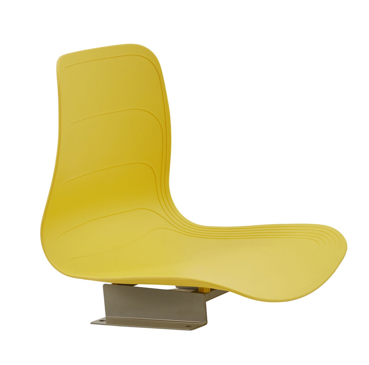 Premium Plastic Stadium Seat  HIFUWA-SVD (Yellow)