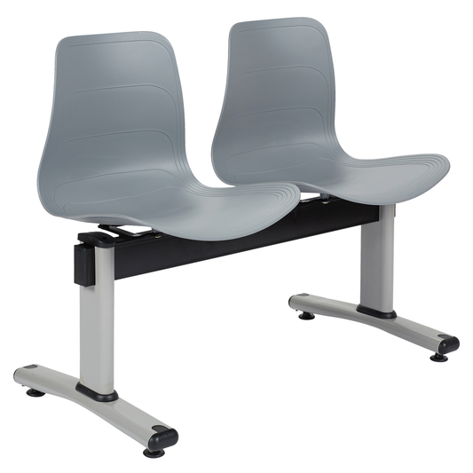 2 Seater Waiting Visitor Chair HIFUWA-2S (Grey)