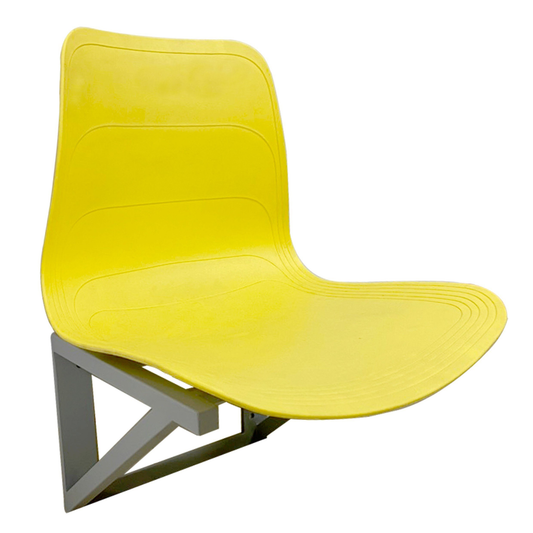 Premium Plastic Stadium Seat  HIFUWA-SVD-2 (Yellow)