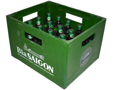 Hiep Phu Plastic 20-Bottle Beer Crate (Green)